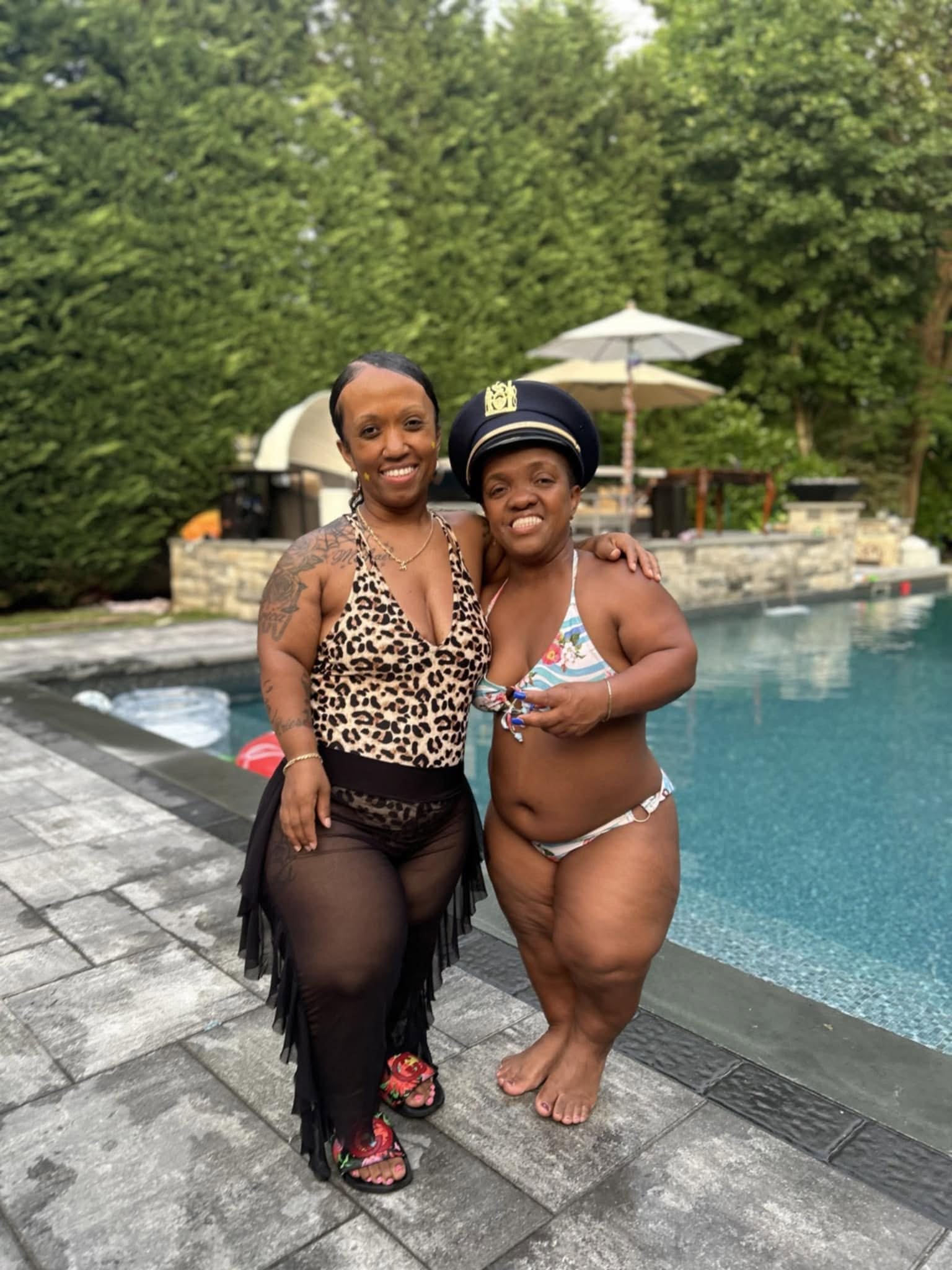 My beautiful friend. We are happy people. I am bless.  We been riding for years.